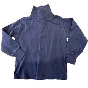 Vintage Buster‎ Brown Boys Navy Blue Turtleneck Shirt Size 3 Retro, Classic Prep